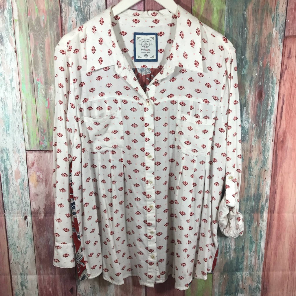 Style $Co Patterned Long Top
